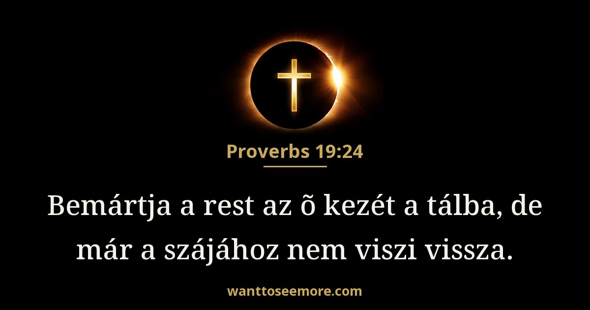 Proverbs 19:24