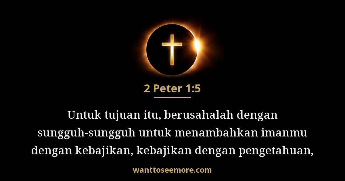 2 Peter 1:5
