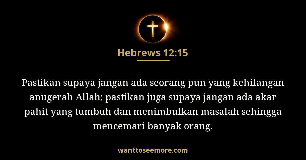 Hebrews 12:15