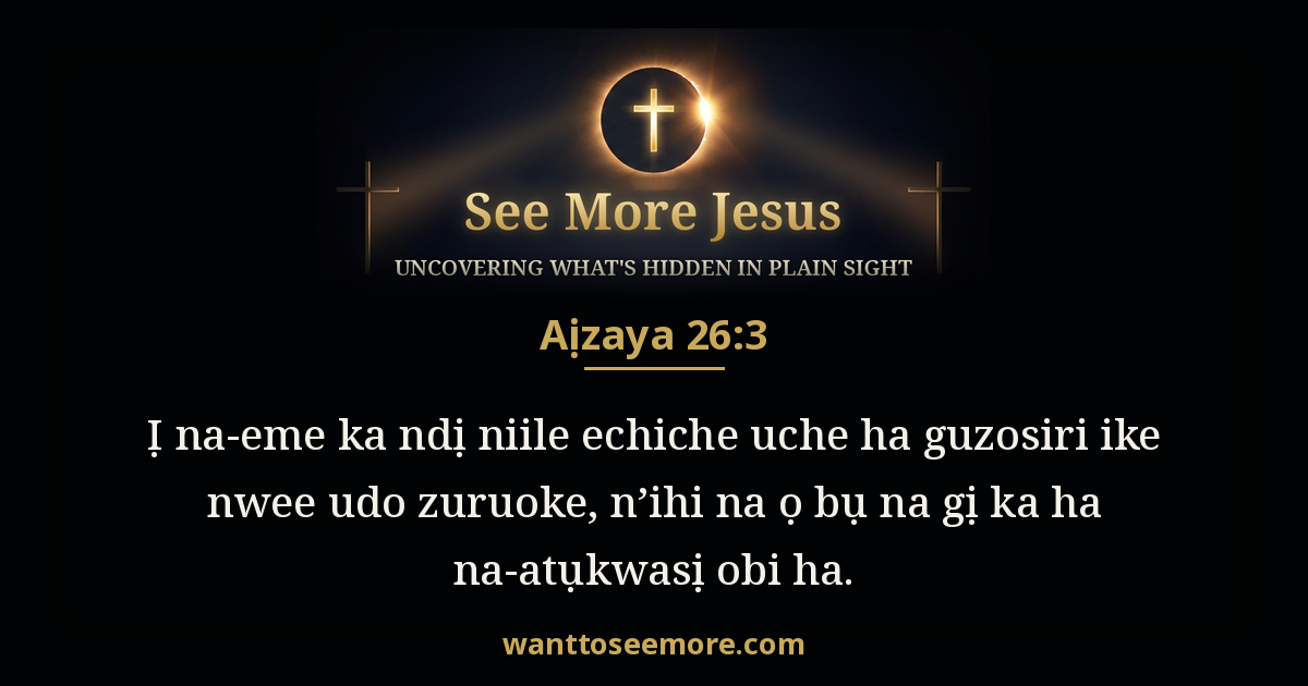 Isaiah 26:3