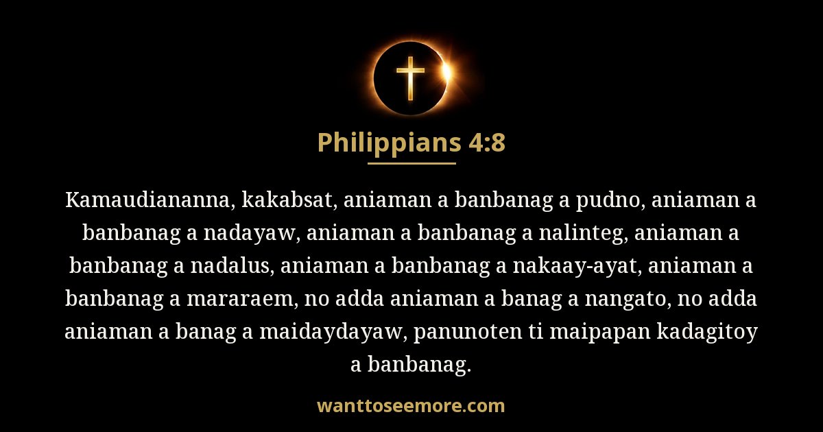 Philippians 4:8