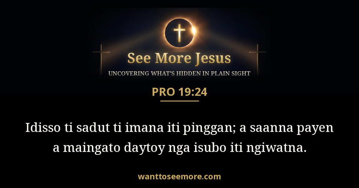 Proverbs 19:24