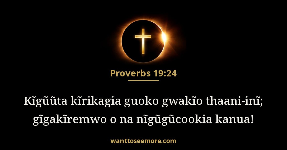 Proverbs 19:24