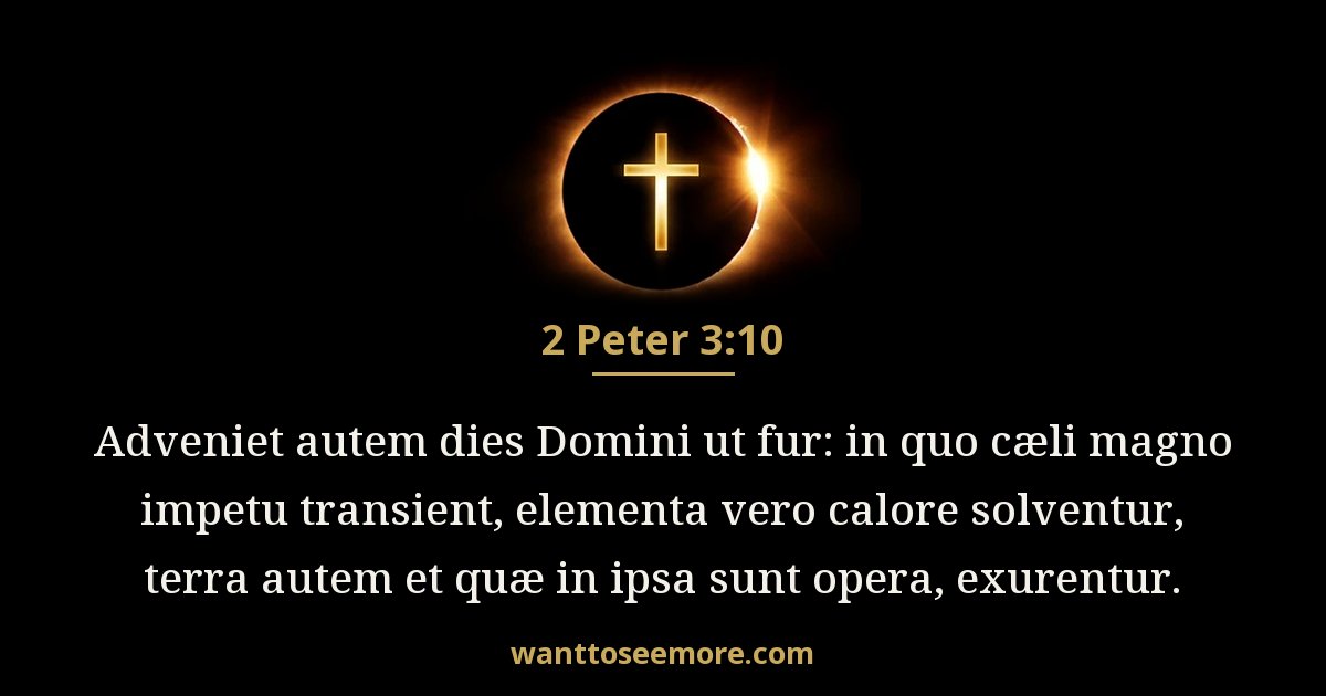2 Peter 3:10