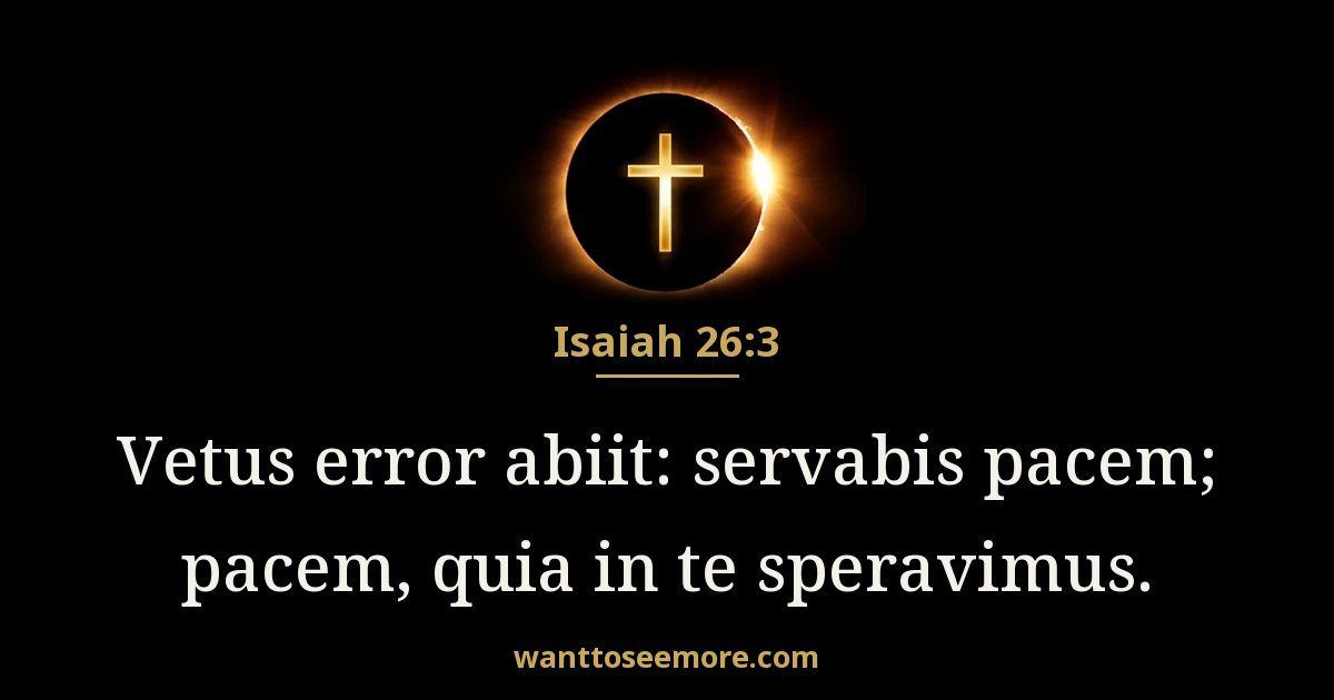 Isaiah 26:3