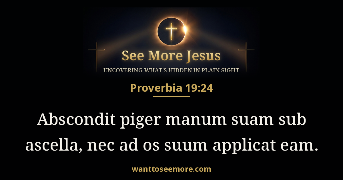 Proverbs 19:24