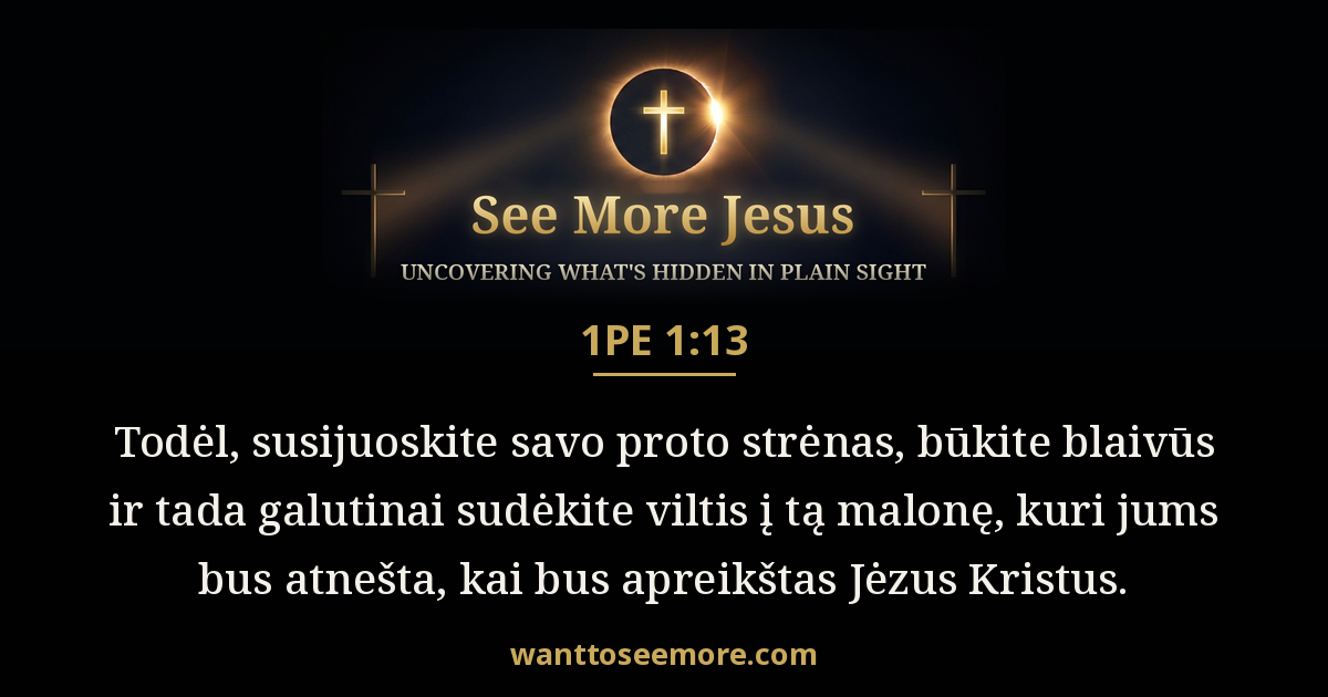 1PE 1:13