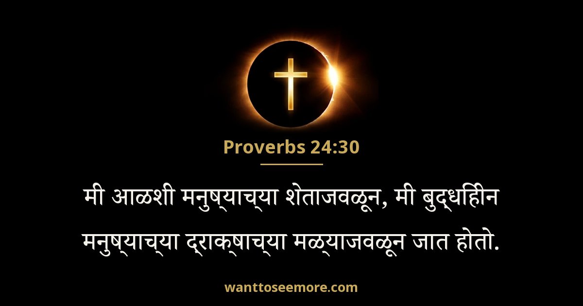 Proverbs 24:30