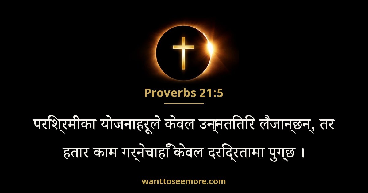Proverbs 21:5