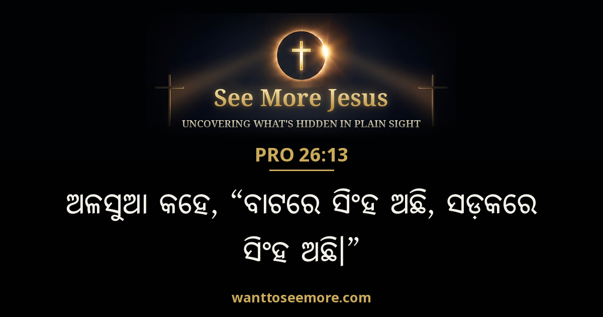 Proverbs 26:13