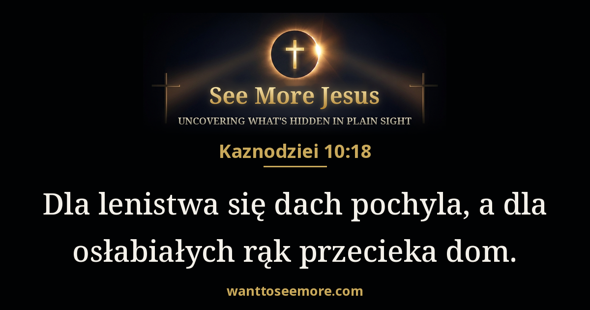 Ecclesiastes 10:18