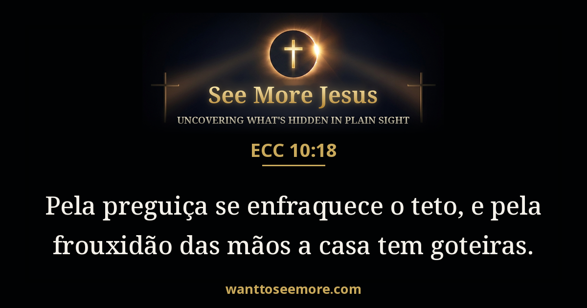Ecclesiastes 10:18