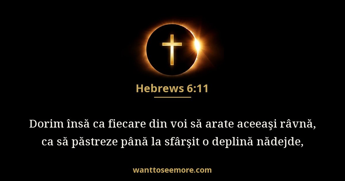 Hebrews 6:11