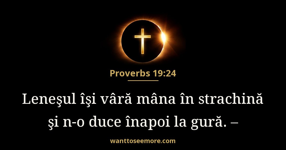 Proverbs 19:24