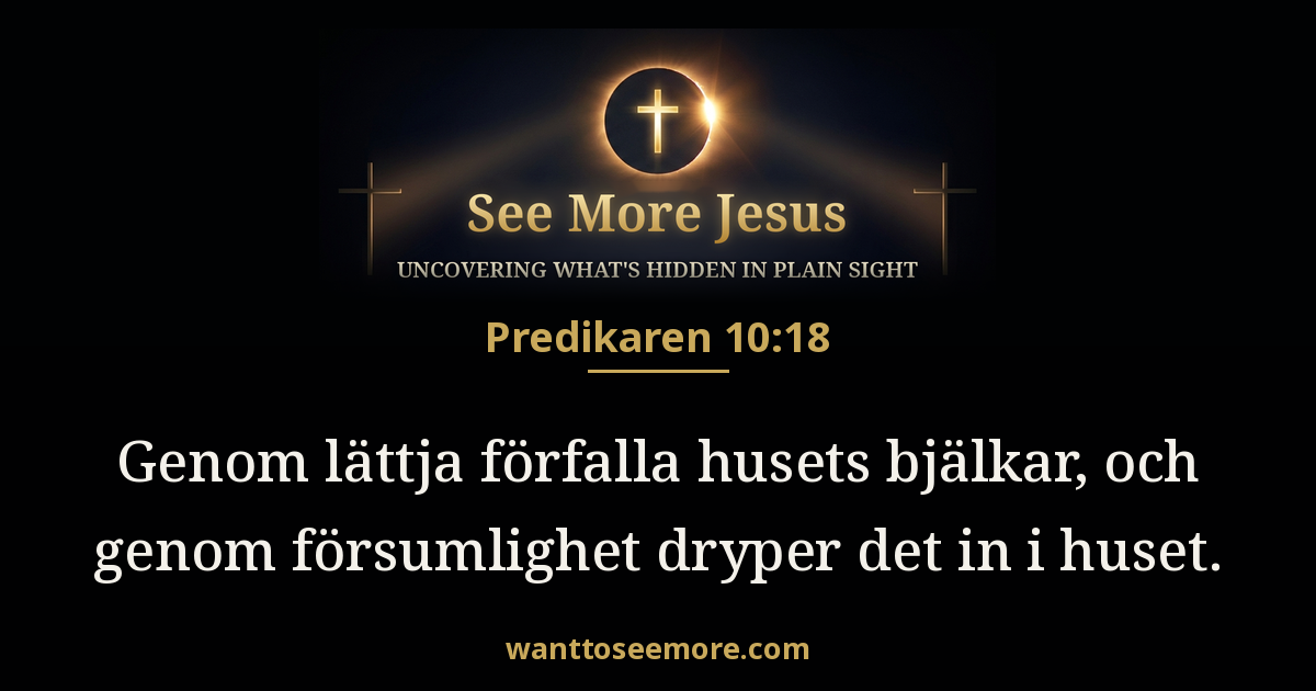 Ecclesiastes 10:18