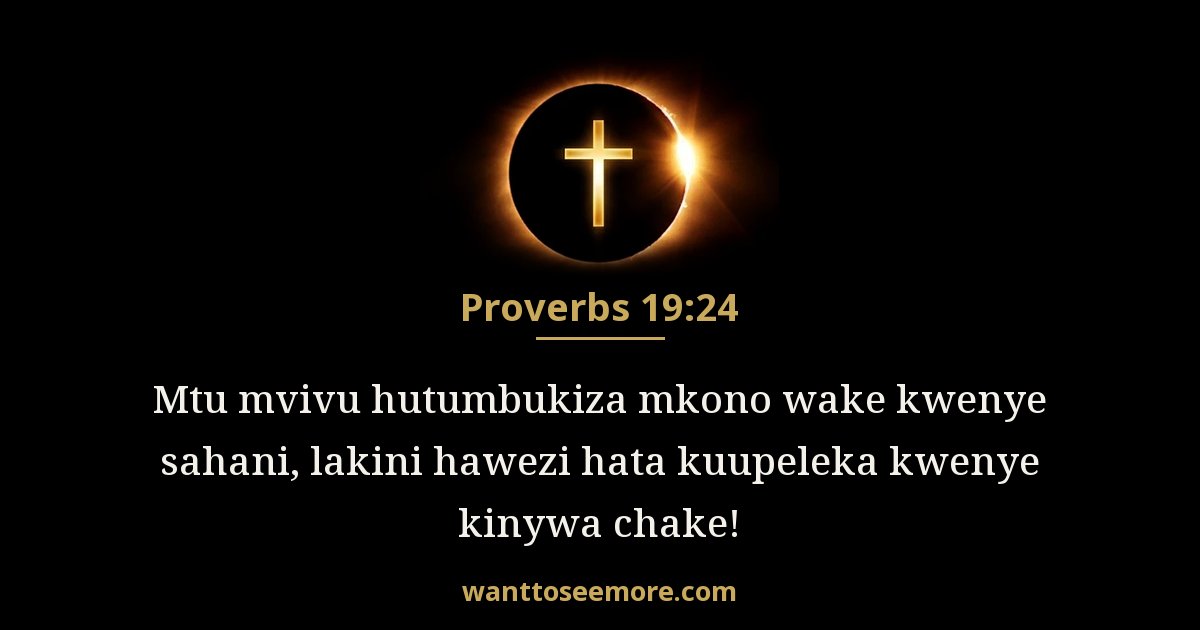 Proverbs 19:24