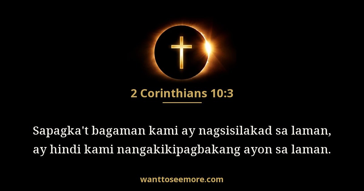 2 Corinthians 10:3