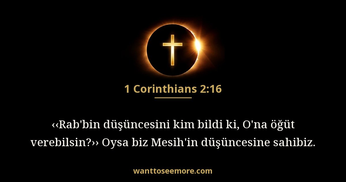 1 Corinthians 2:16