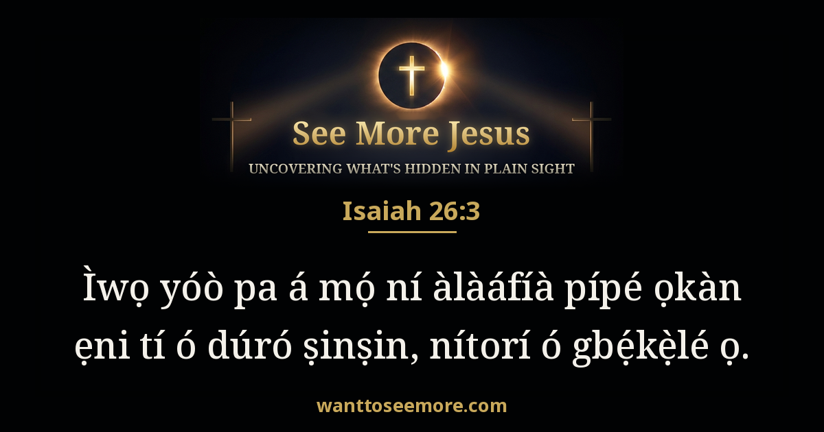 Isaiah 26:3