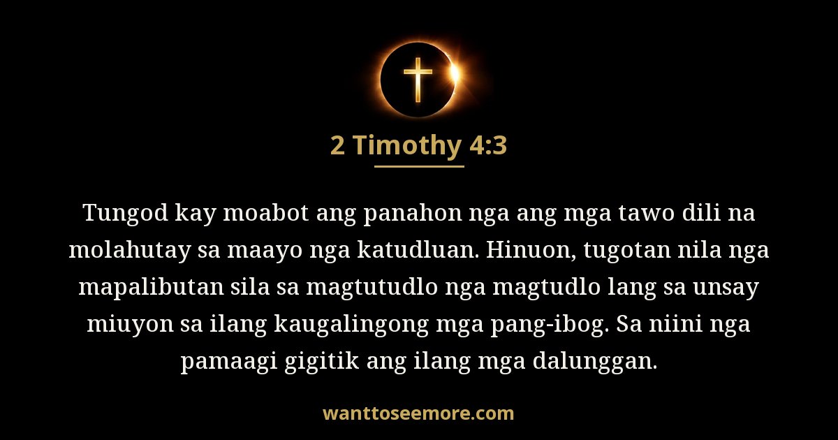 2 Timothy 4:3