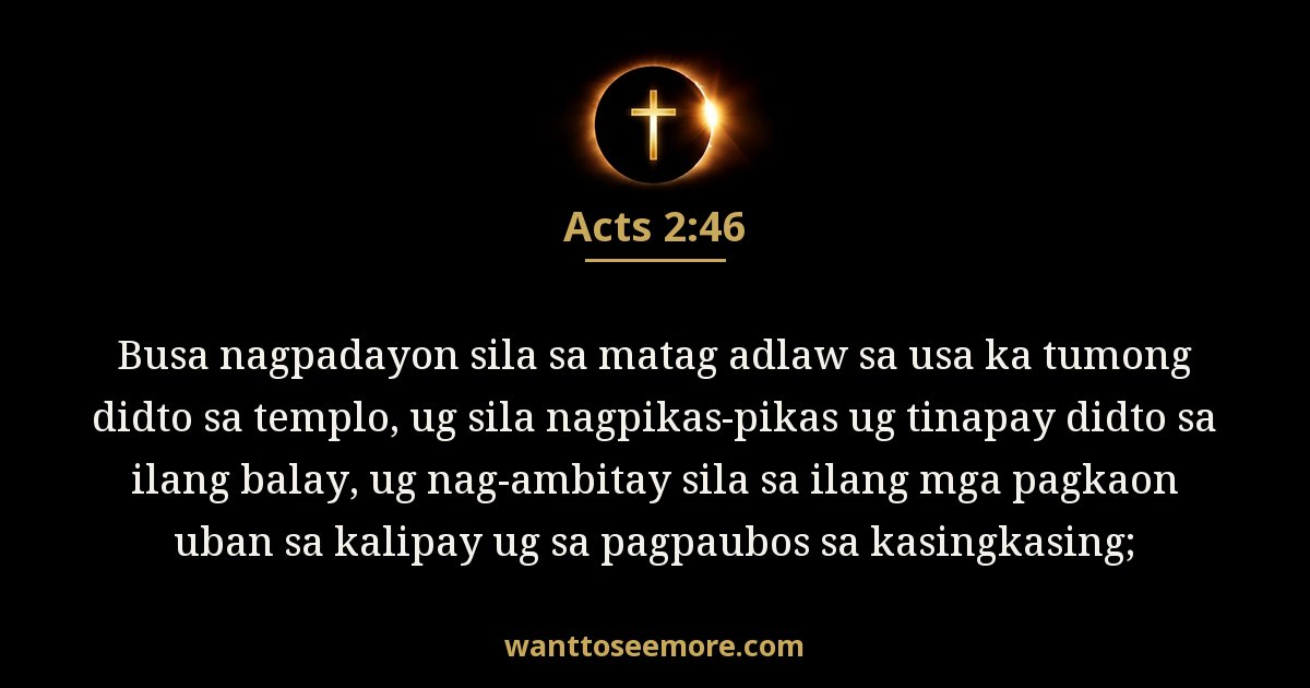 Acts 2:46
