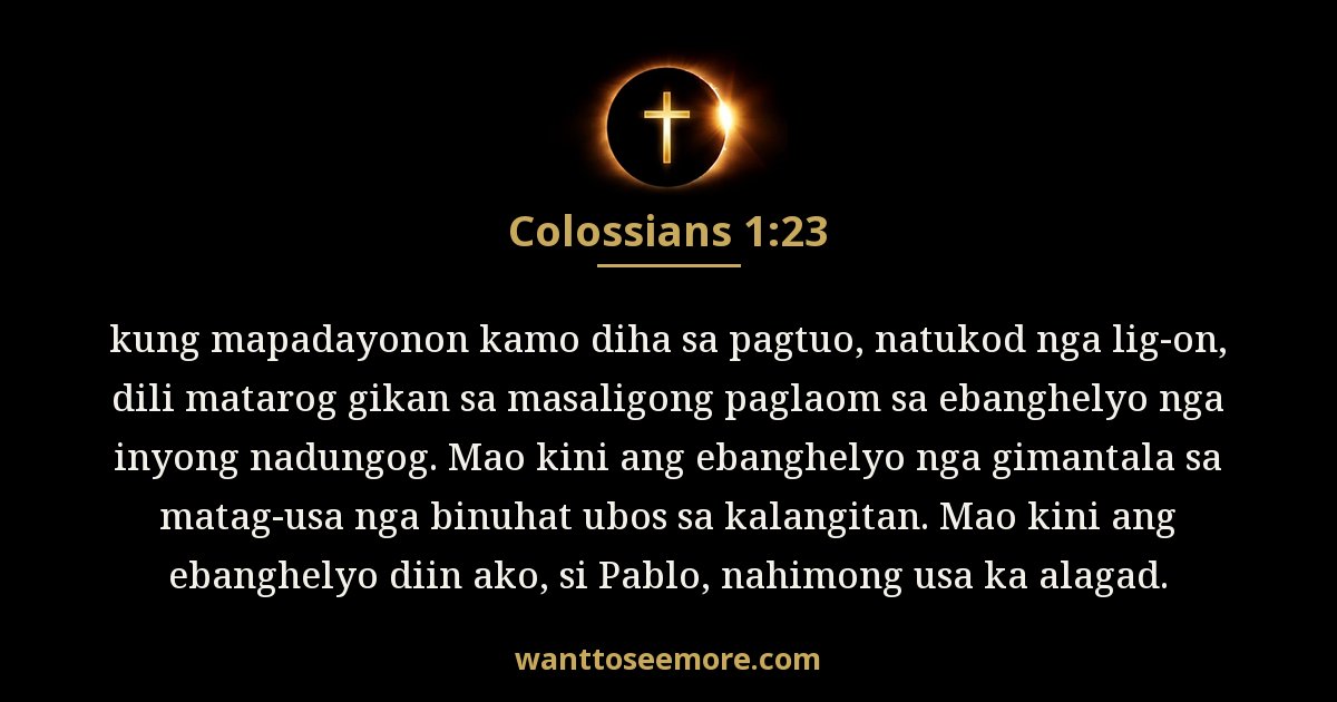 Colossians 1:23