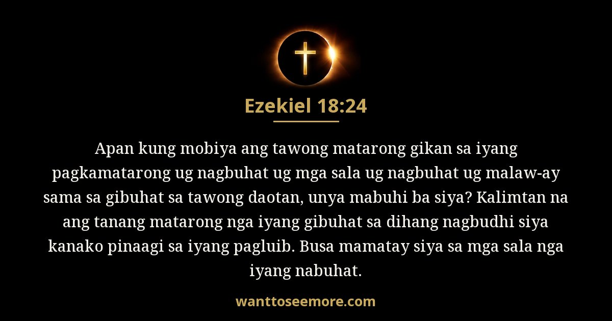 Ezekiel 18:24