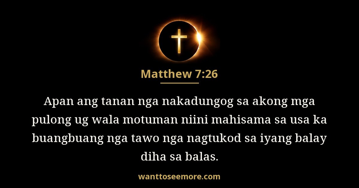 Matthew 7:26