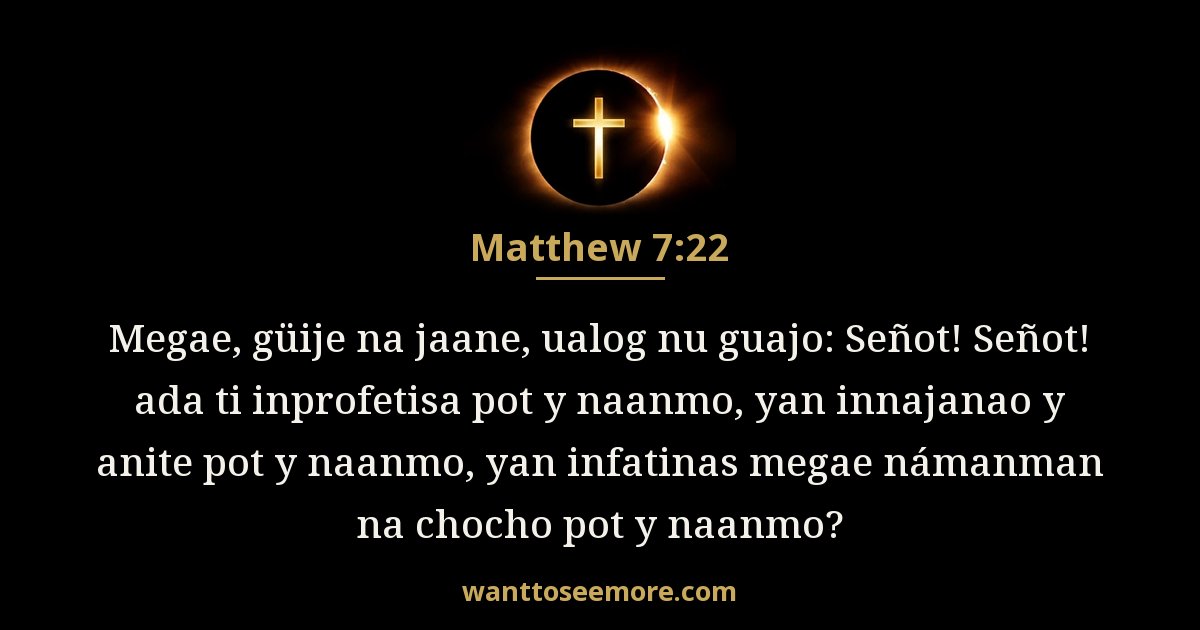 Matthew 7:22
