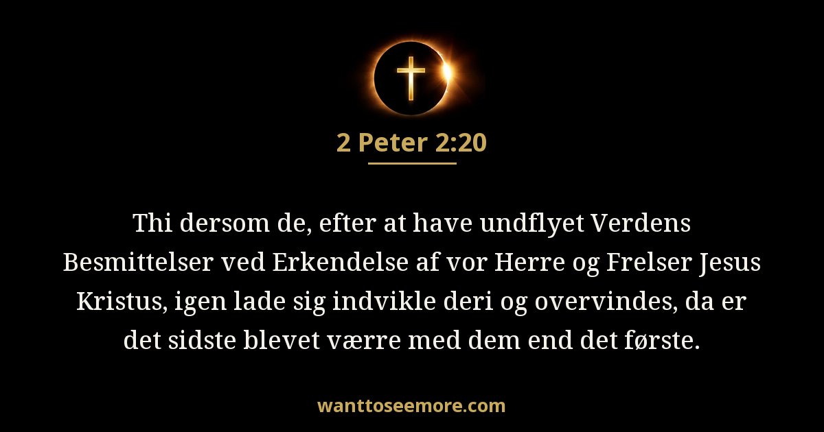 2 Peter 2:20