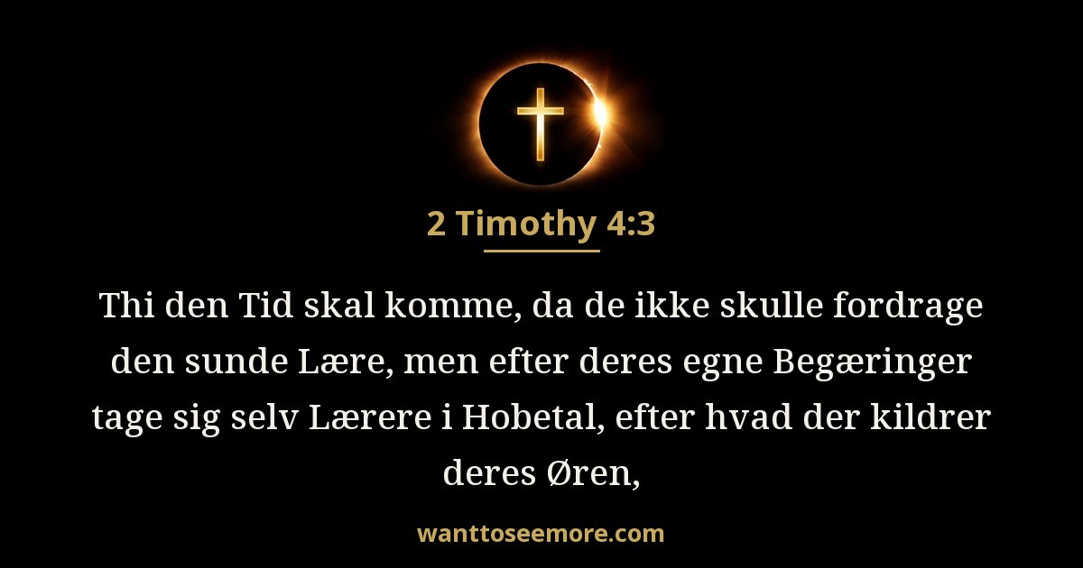 2 Timothy 4:3
