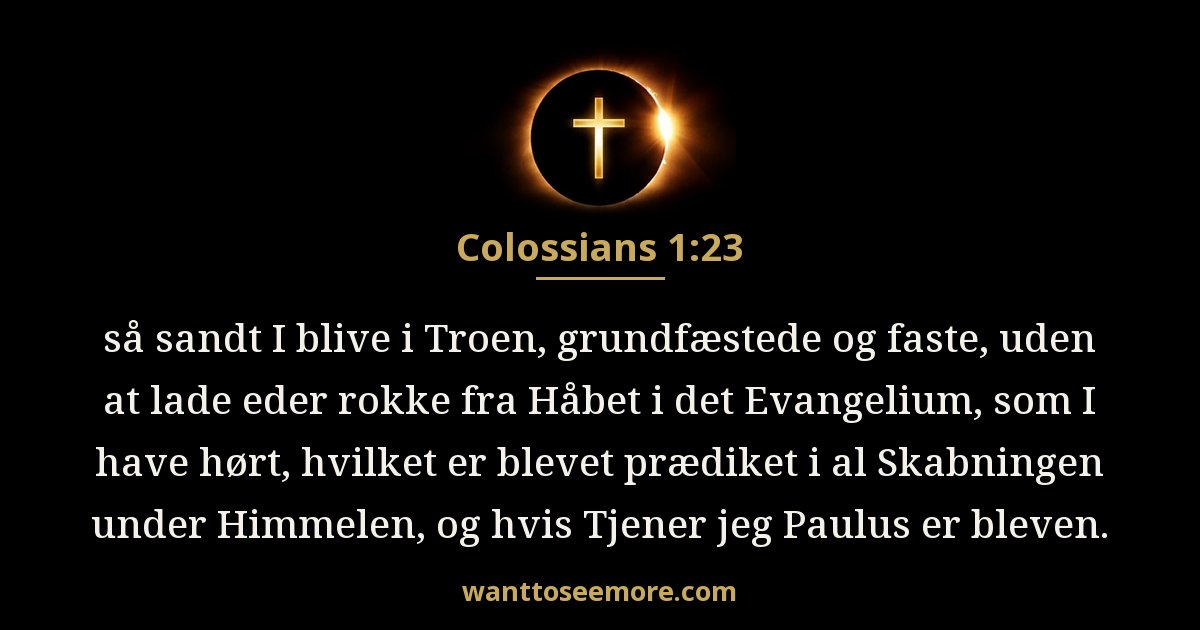 Colossians 1:23