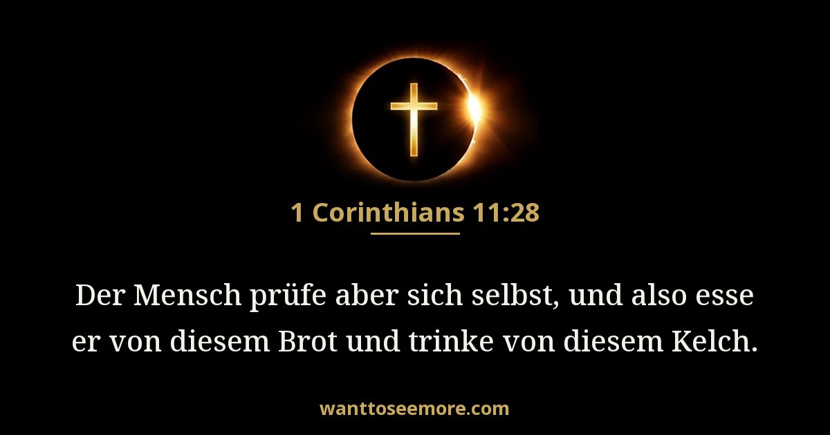 1 Corinthians 11:28