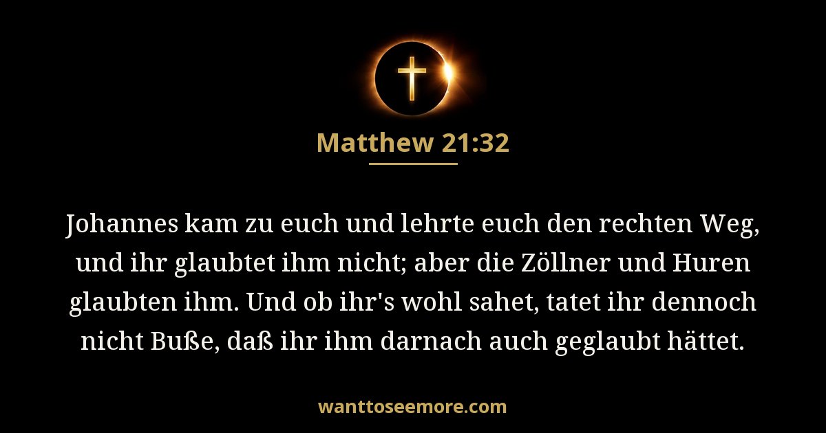 Matthew 21:32