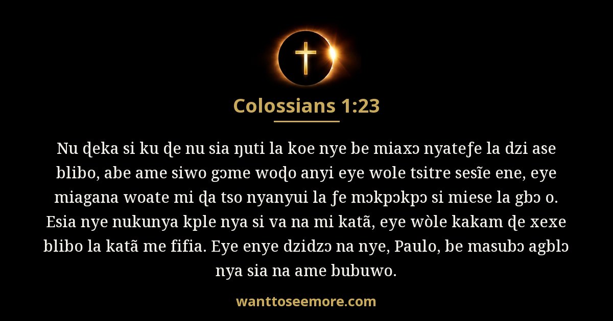 Colossians 1:23