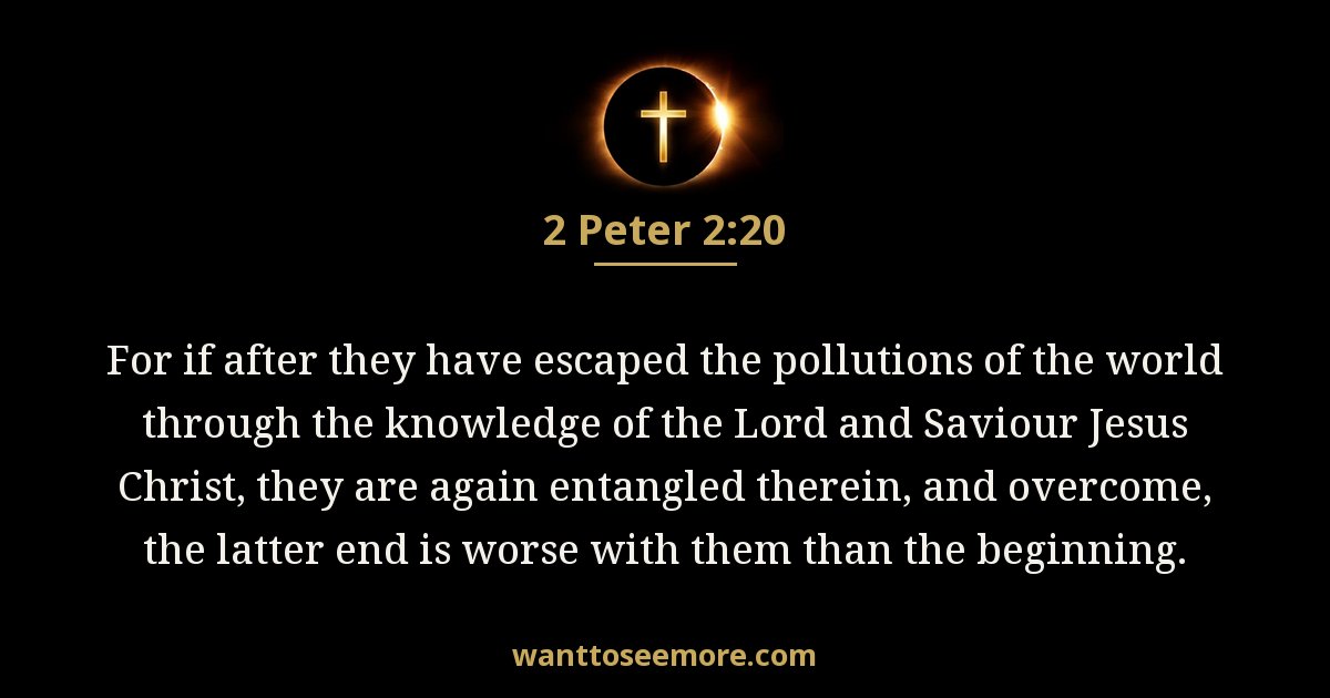 2 Peter 2:20
