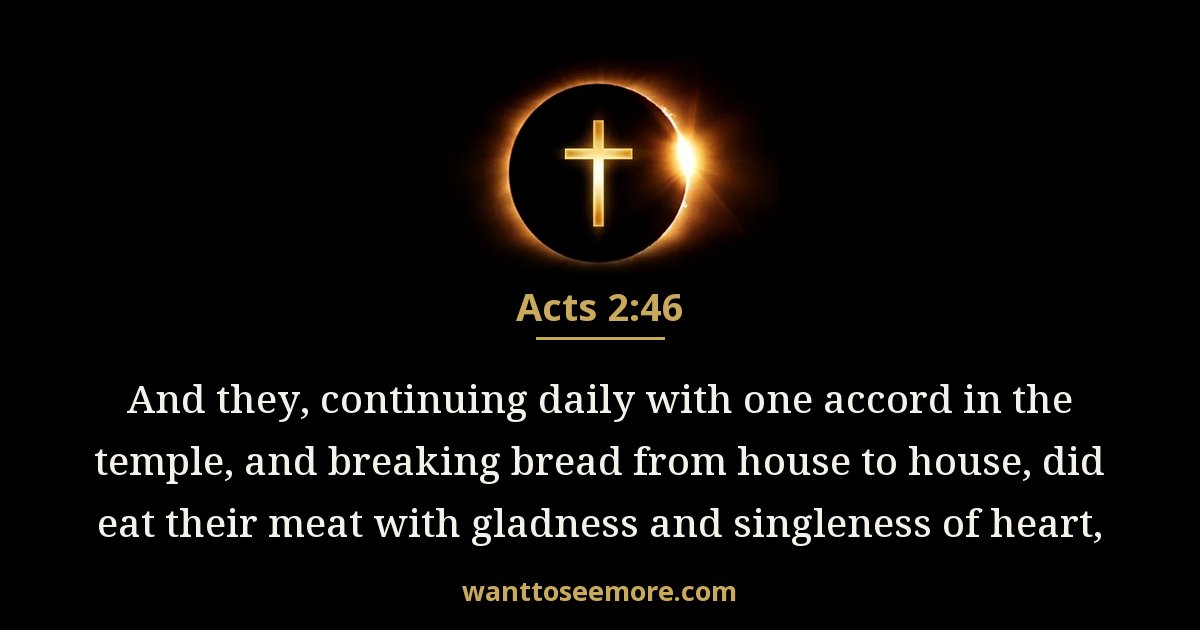 Acts 2:46