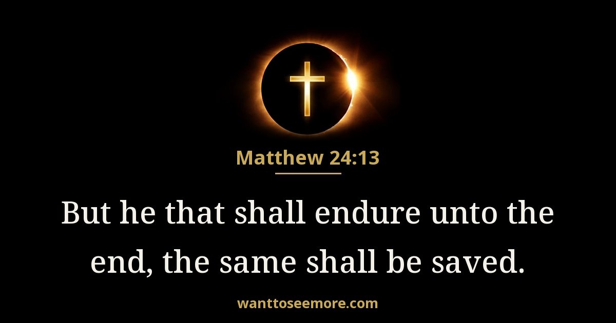 Matthew 24:13