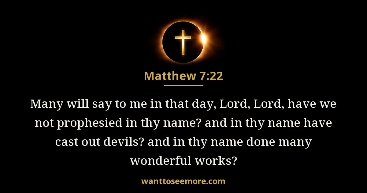 Matthew 7:22