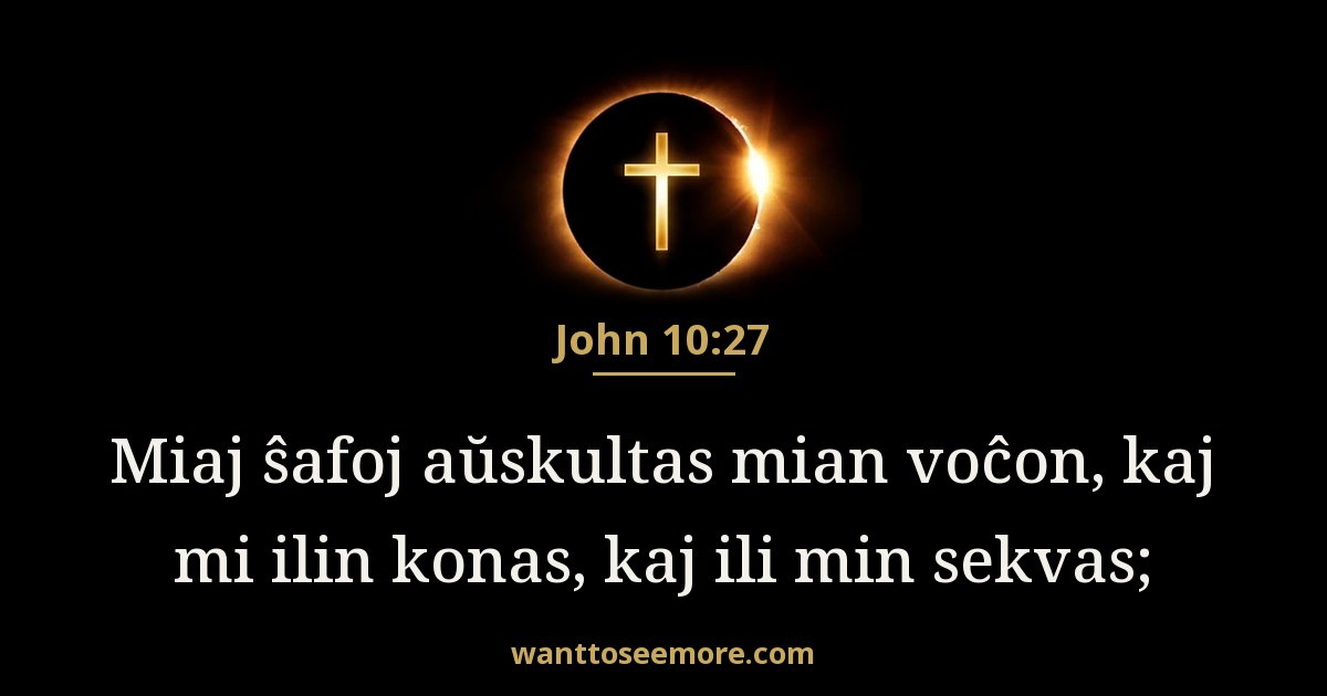 John 10:27
