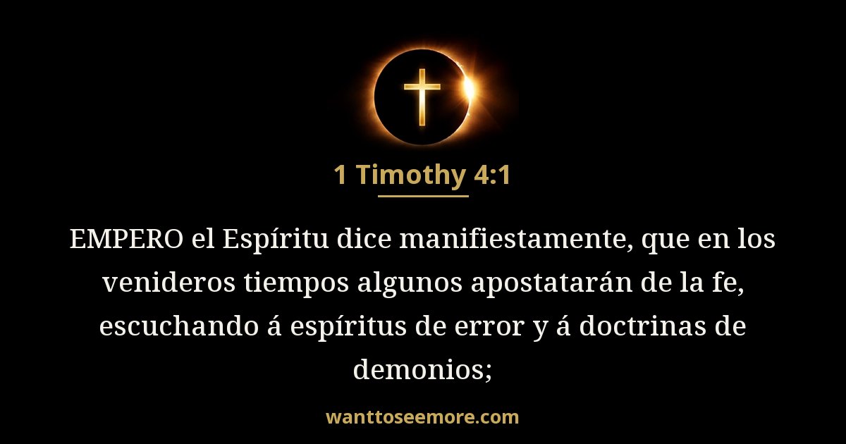 1 Timothy 4:1