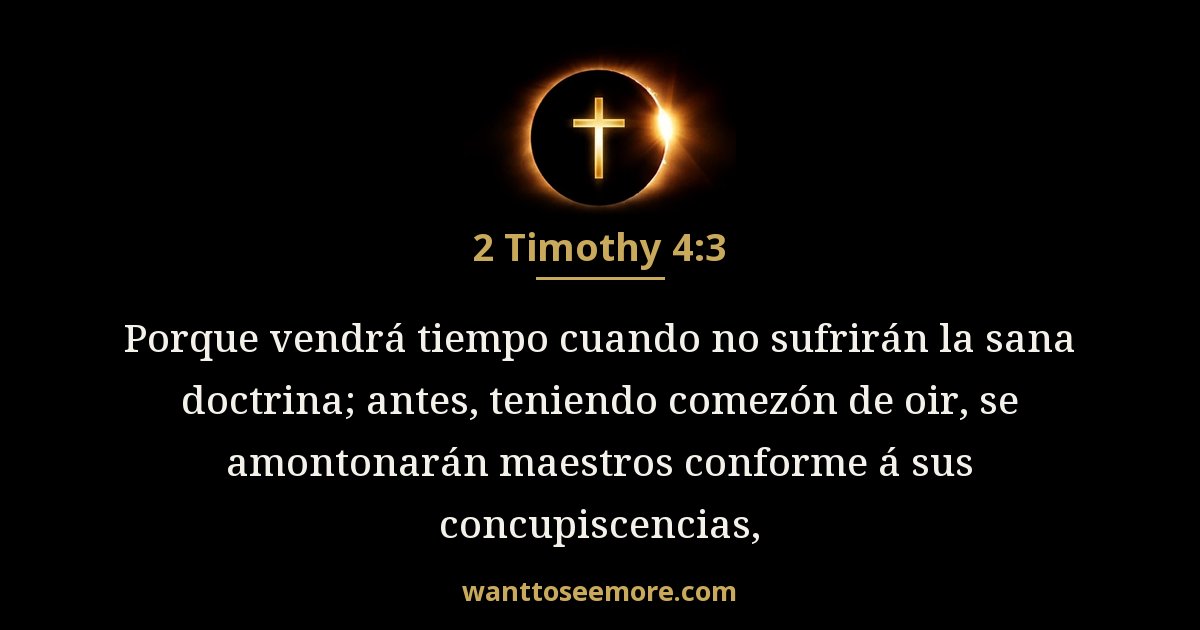 2 Timothy 4:3