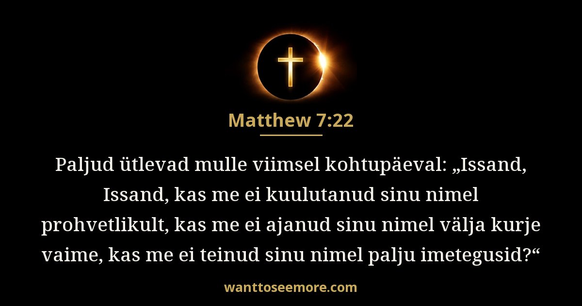 Matthew 7:22