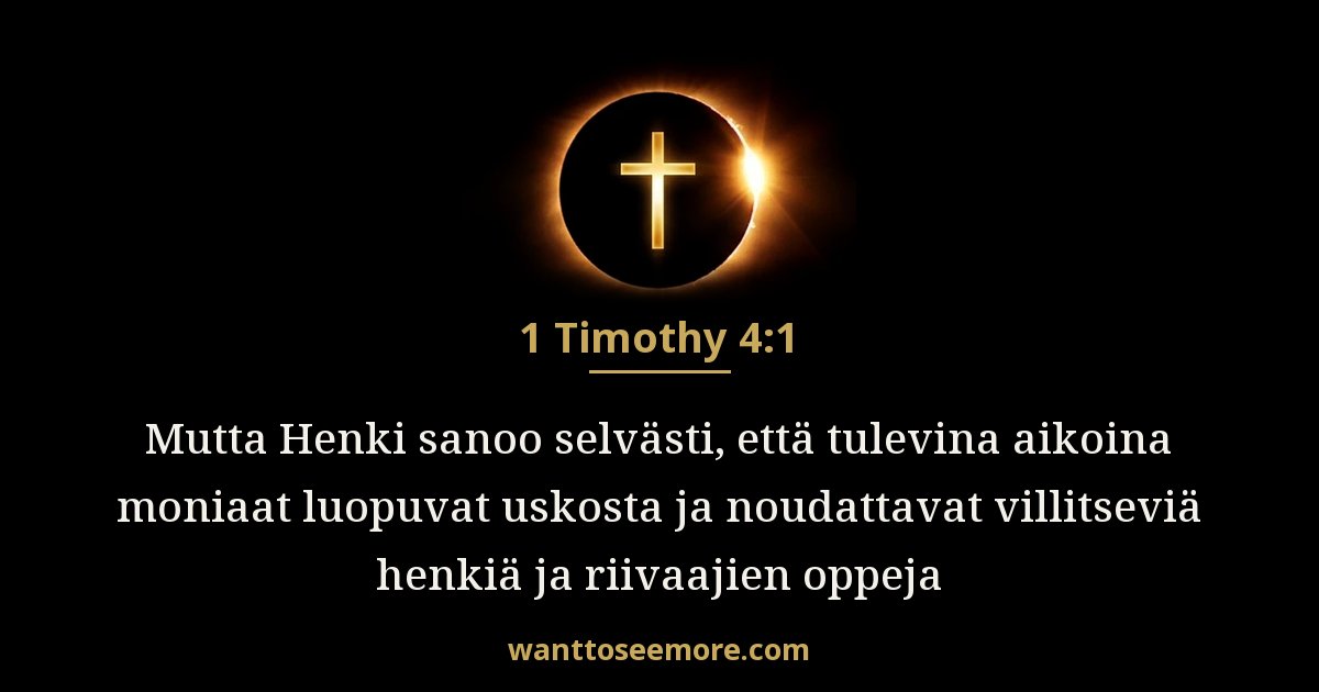 1 Timothy 4:1