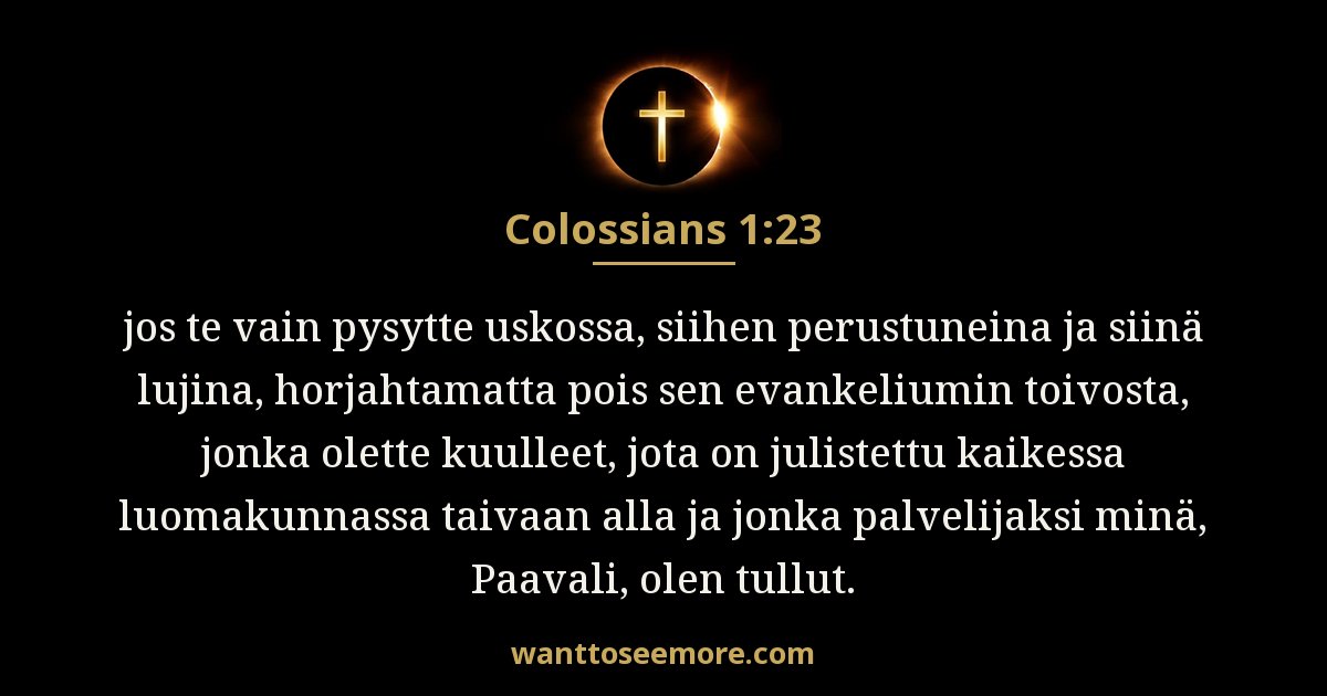 Colossians 1:23