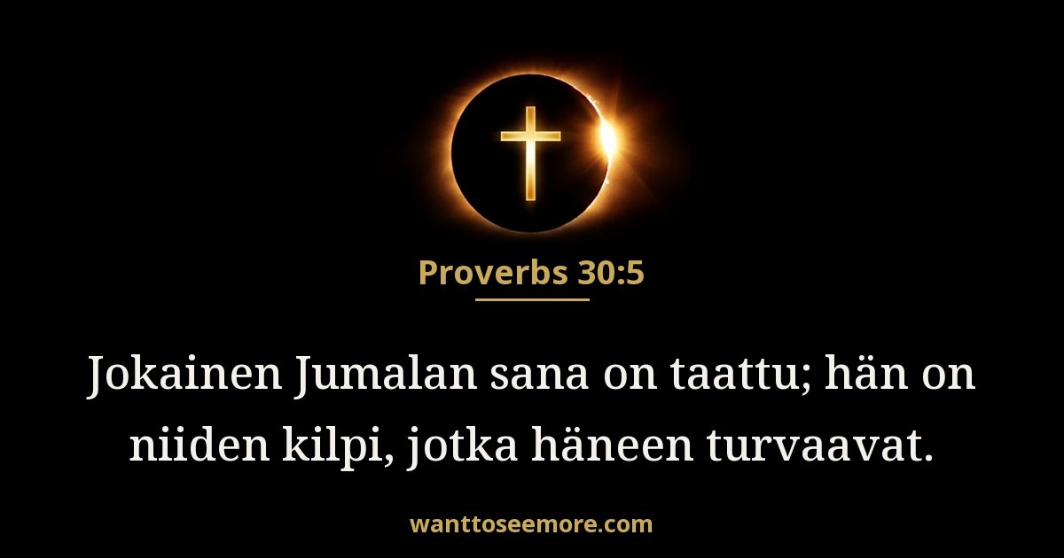 Proverbs 30:5