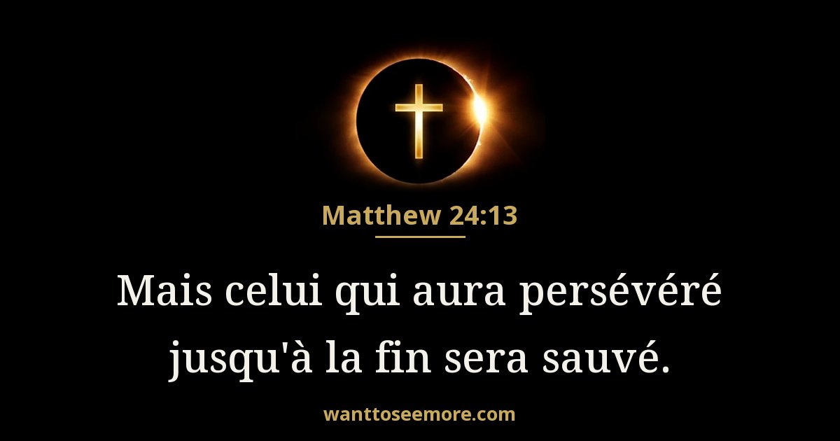 Matthew 24:13