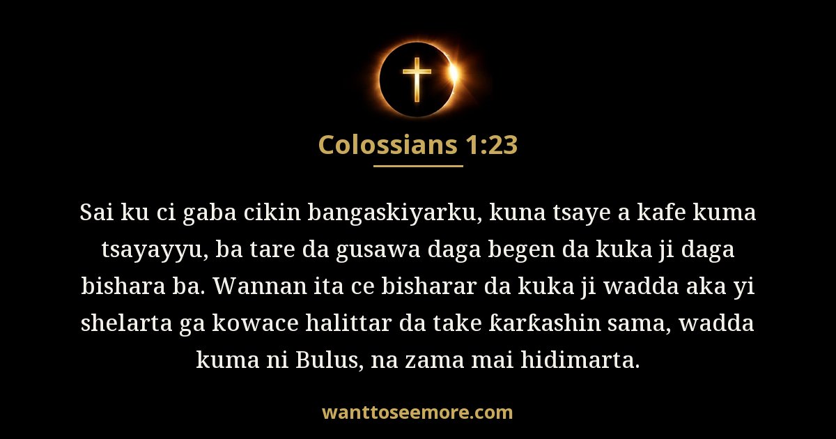 Colossians 1:23