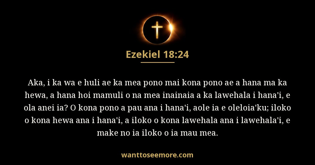 Ezekiel 18:24