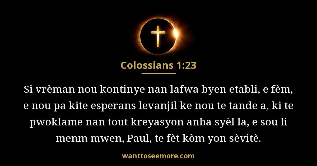 Colossians 1:23
